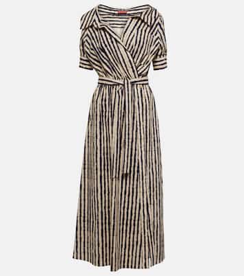 Vestido midi Lydia de mezcla de algodón | Altuzarra