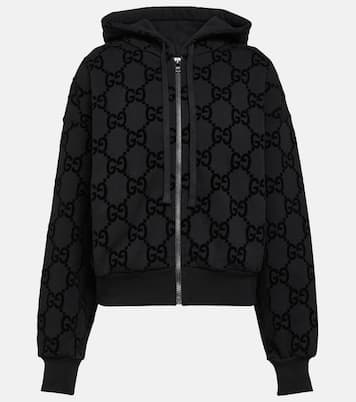 Sudadera con capucha de forro polar con GG | Gucci