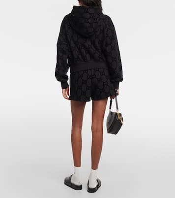 Sudadera con capucha de forro polar con GG | Gucci