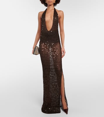 Maxikleid Enodia mit Pailletten | Aya Muse