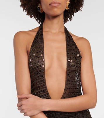 Maxikleid Enodia mit Pailletten | Aya Muse