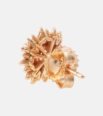 Boucles d'oreilles en or rose 18 ct, saphirs et diamants | Suzanne Kalan