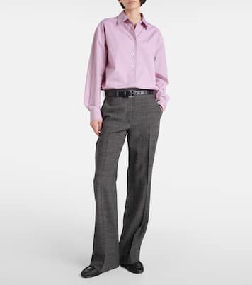 Pantaloni regular Gandal in lana vergine | The Row