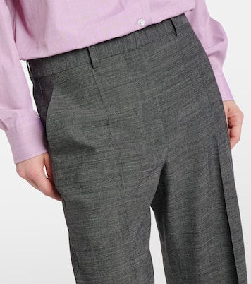Pantaloni regular Gandal in lana vergine | The Row
