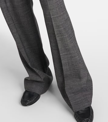 Pantaloni regular Gandal in lana vergine | The Row