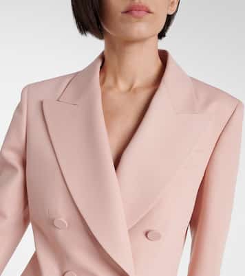 Double-breasted wool and mohair blazer | Gucci