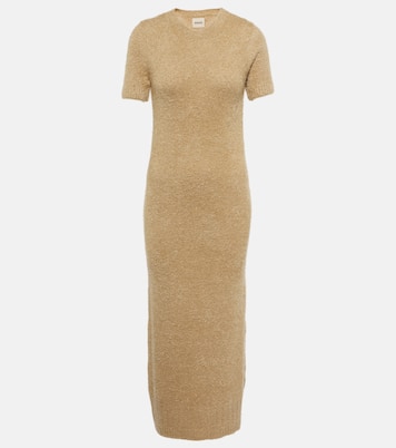 Robe longue Helen en soie et cachemire | Khaite