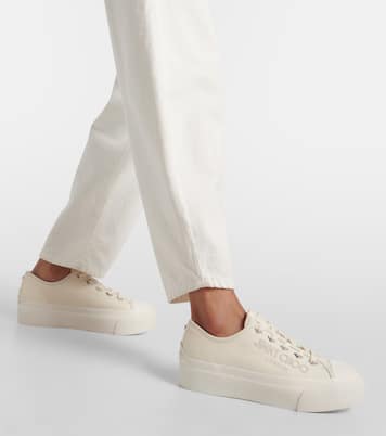 Palma Maxi canvas platform sneakers | Jimmy Choo