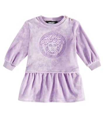 Bébé – Robe Medusa en velours | Versace Kids