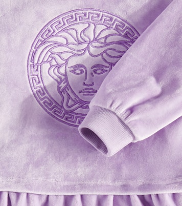 Bébé – Robe Medusa en velours | Versace Kids