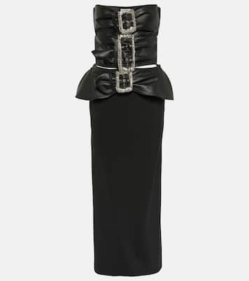 Robe mit Leder | Jean Paul Gaultier
