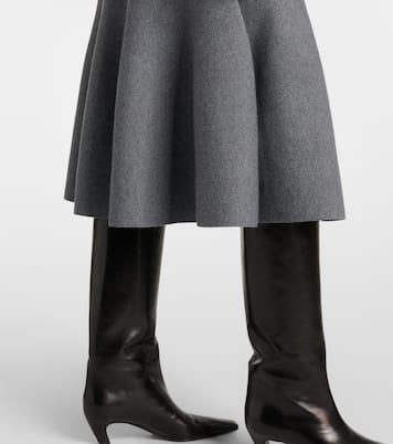 Falda midi Odil de mezcla de lana | Khaite