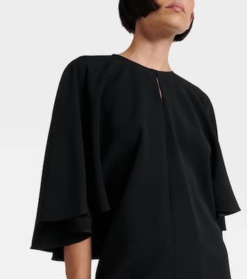 Caped crêpe minidress | Chloé