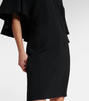 Caped crêpe minidress | Chloé