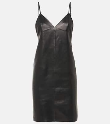 Robe en cuir | Saint Laurent