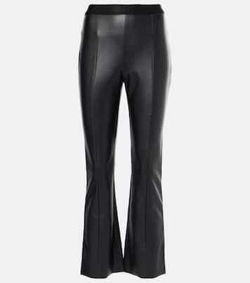 Pantaloni flared Jenna in similpelle | Wolford