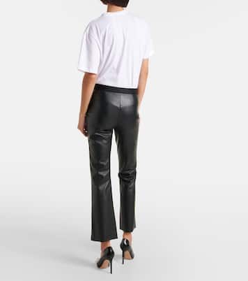 Pantaloni flared Jenna in similpelle | Wolford