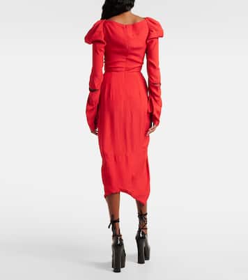 Abito midi asimmetrico con ruches | Vivienne Westwood