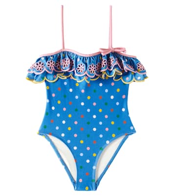 Bestickter Badeanzug Everley | Zimmermann Kids