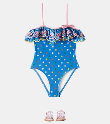 Bestickter Badeanzug Everley | Zimmermann Kids