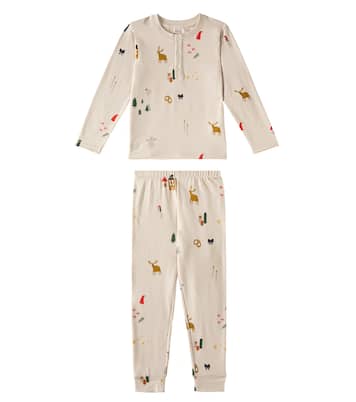 Wilhelm printed cotton-blend pajamas | Liewood