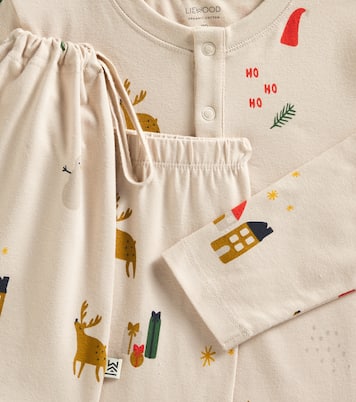 Wilhelm printed cotton-blend pajamas | Liewood