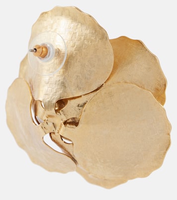 Pendientes Gladiolus chapados en oro de 18 ct | Jennifer Behr