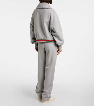 Sudadera de jersey de algodón con Web | Gucci