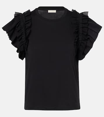 Top Leia in cotone con volant | Ulla Johnson