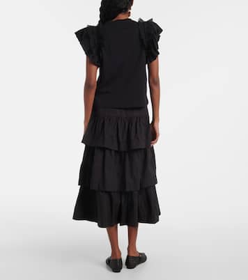 Top Leia in cotone con volant | Ulla Johnson