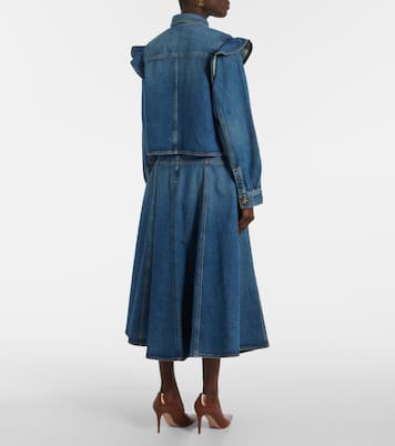 Camisa Mathilde de denim | Ulla Johnson