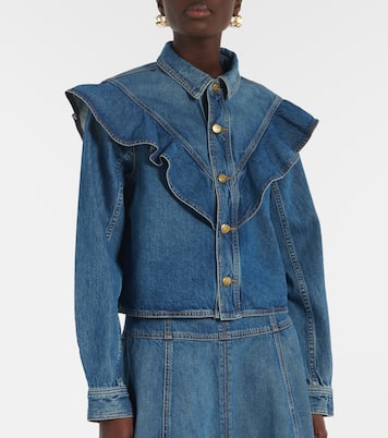 Camisa Mathilde de denim | Ulla Johnson