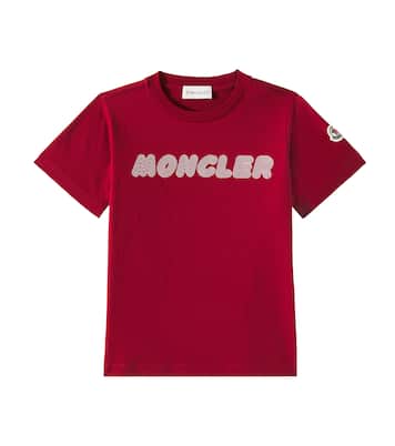 Camiseta en jersey de algodón con logo | Moncler Enfant