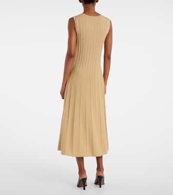 Pleated midi dress | Joseph