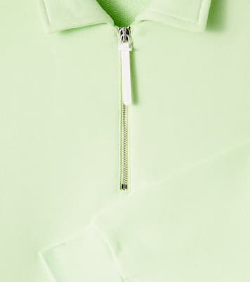 Pullover in cotone con zip  | Il Gufo