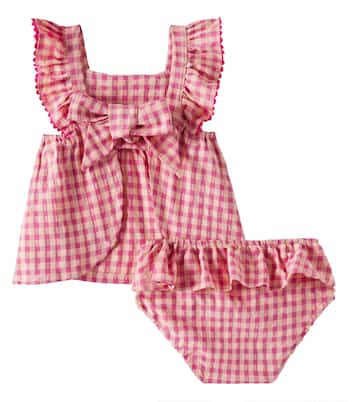 Baby Set Elicia aus Kleid und Höschen | La Coqueta