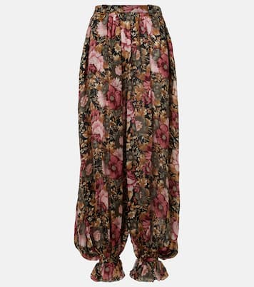 Weite Hose aus Seiden-Charmeuse | Chloé