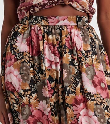 Weite Hose aus Seiden-Charmeuse | Chloé