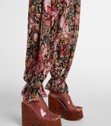 Weite Hose aus Seiden-Charmeuse | Chloé