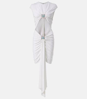 Abito corto in jersey con cut-out | Christopher Esber