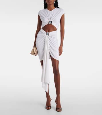 Abito corto in jersey con cut-out | Christopher Esber