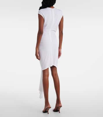 Abito corto in jersey con cut-out | Christopher Esber