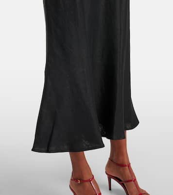 Falda midi de lino | Faithfull