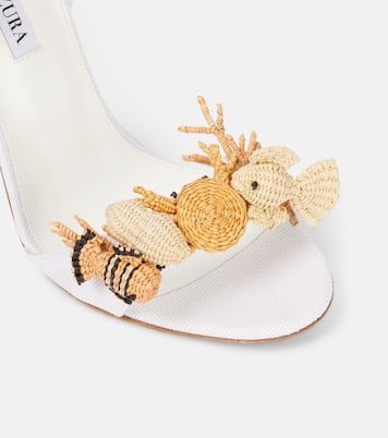 Sandales Marea 105 en raphia | Aquazzura