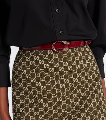 Dionysus patent leather belt | Gucci