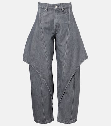 Wide-Leg Cropped-Jeans  | JW Anderson