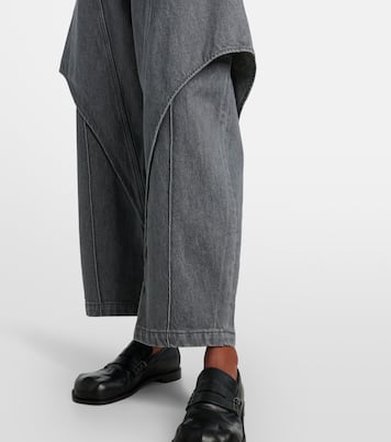 Wide-Leg Cropped-Jeans  | JW Anderson