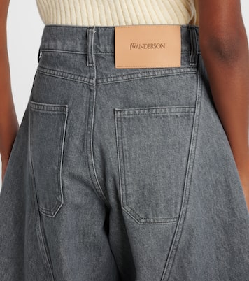 Wide-Leg Cropped-Jeans  | JW Anderson
