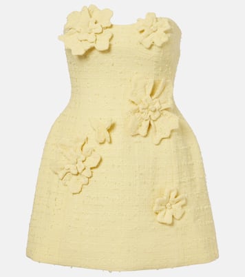 Rosario tweed bustier dress | Leo Lin
