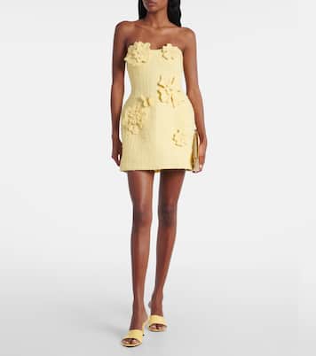 Rosario tweed bustier dress | Leo Lin